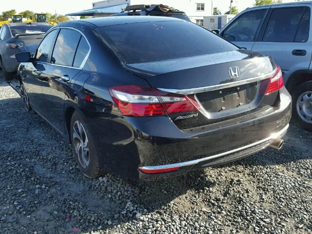 1HGCR2F34HA170871 - 2017 HONDA ACCORD LX BLACK photo 3