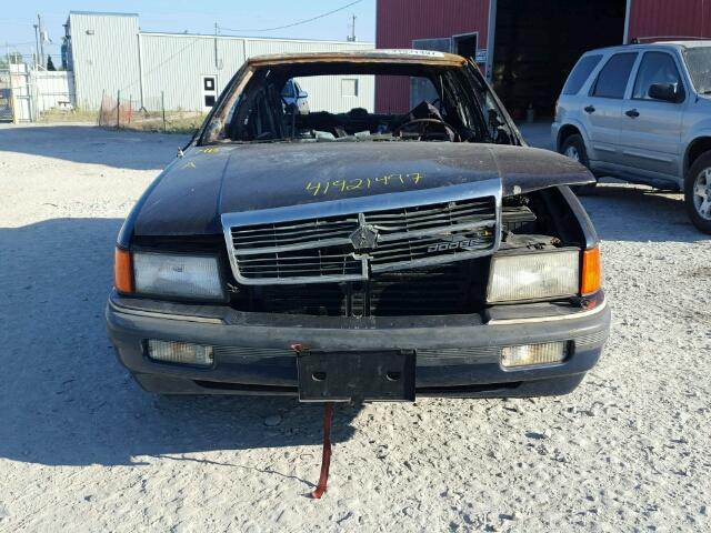 1B3BA46K0LF915553 - 1990 DODGE SPIRIT BLUE photo 10