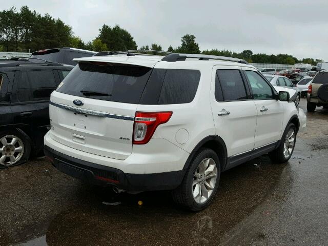 1FMHK8D88BGA25083 - 2011 FORD EXPLORER X WHITE photo 4