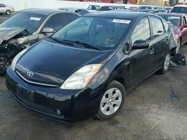 JTDKB20U683401855 - 2008 TOYOTA PRIUS BLACK photo 2