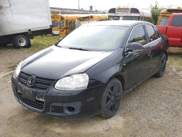 3VWEG71K17M069438 - 2007 VOLKSWAGEN JETTA WOLF BLACK photo 2