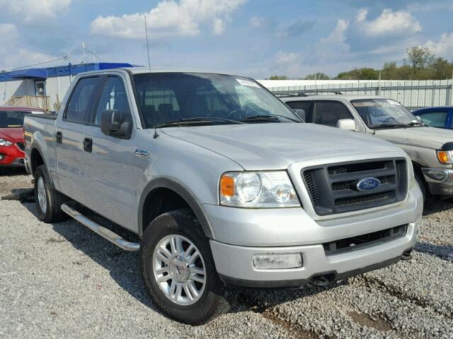 1FTPW14505KD58235 - 2005 FORD F150 SUPER SILVER photo 1