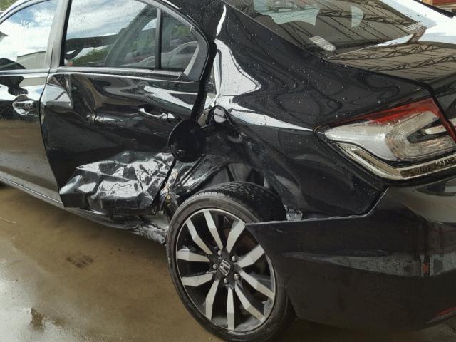 19XFB2F92FE086501 - 2015 HONDA CIVIC EXL 黑色 照片 9