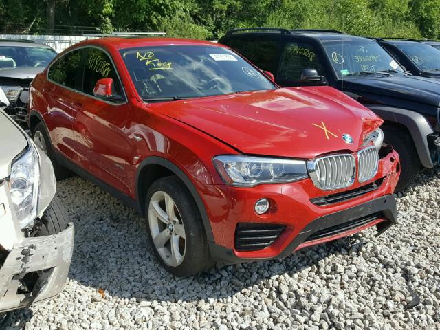 5UXXW3C56F0M87587 - 2015 BMW X4 XDRIVE2 RED photo 1