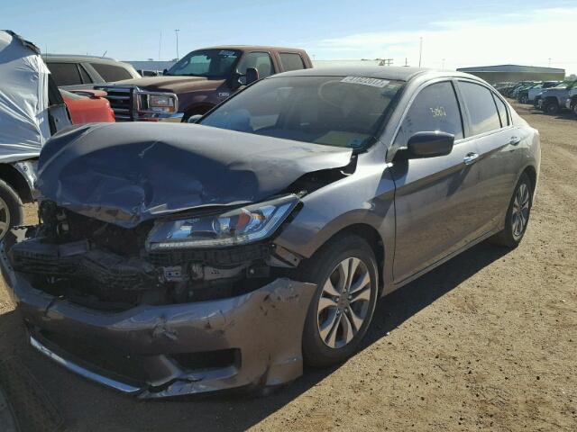 1HGCR2E3XEA280076 - 2014 HONDA ACCORD LX CHARCOAL photo 2