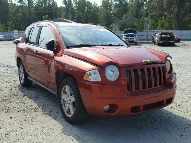 1J4FT47B19D109485 - 2009 JEEP COMPASS SP ORANGE photo 1