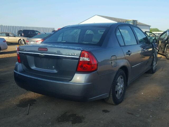 1G1ZT54815F329895 - 2005 CHEVROLET MALIBU LS ნაცრისფერი ფოტო 4