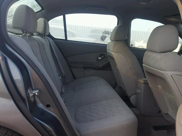 1G1ZT54815F329895 - 2005 CHEVROLET MALIBU LS ნაცრისფერი ფოტო 6