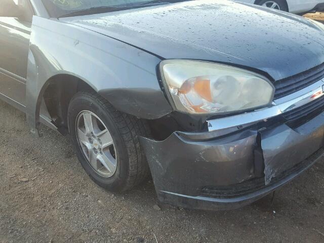 1G1ZT54815F329895 - 2005 CHEVROLET MALIBU LS ნაცრისფერი ფოტო 9