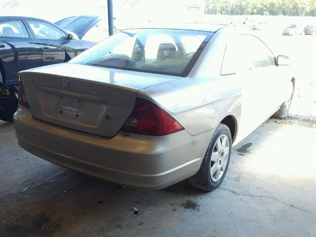 1HGEM22902L043788 - 2002 HONDA CIVIC EX GOLD photo 4
