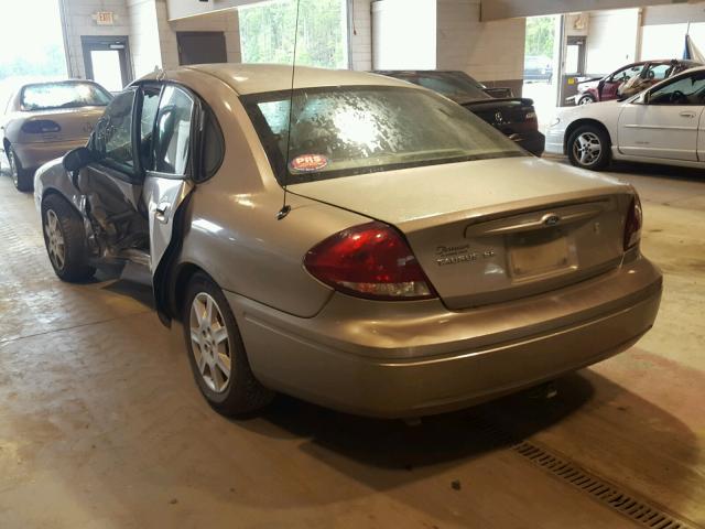 1FAFP53U97A105387 - 2007 FORD TAURUS SE GOLD photo 3