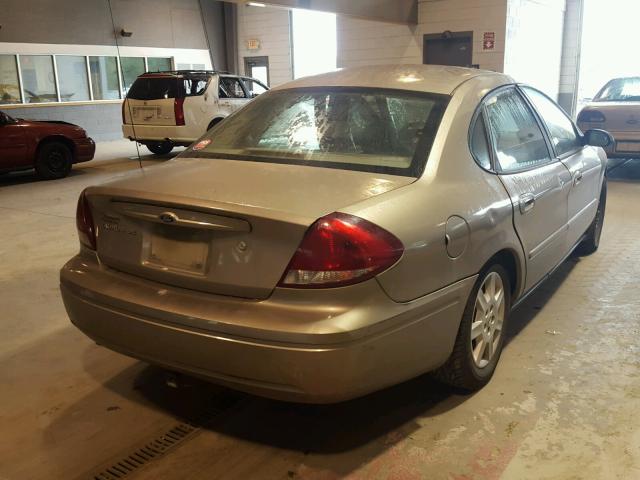 1FAFP53U97A105387 - 2007 FORD TAURUS SE GOLD photo 4