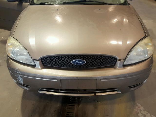 1FAFP53U97A105387 - 2007 FORD TAURUS SE GOLD photo 7