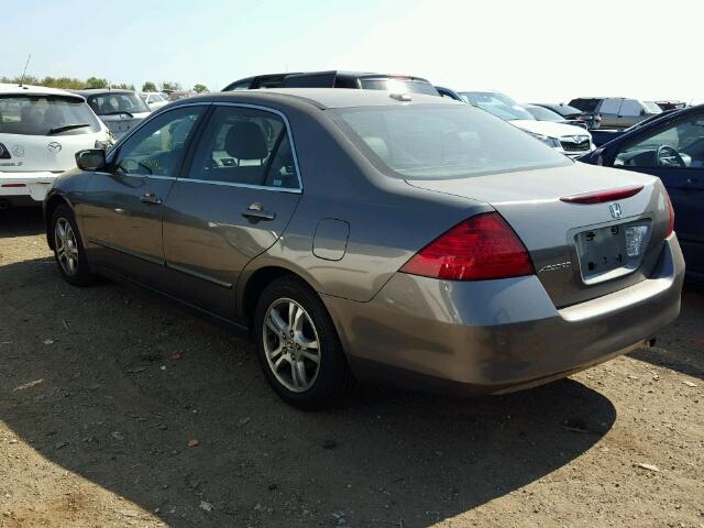 1HGCM56886A157582 - 2006 HONDA ACCORD GRAY photo 3