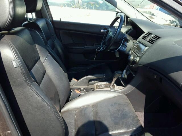 1HGCM56886A157582 - 2006 HONDA ACCORD GRAY photo 5