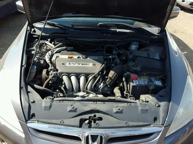 1HGCM56886A157582 - 2006 HONDA ACCORD GRAY photo 7