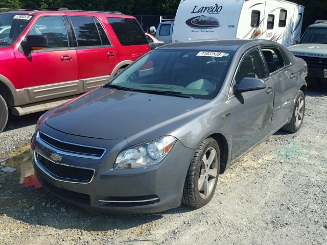 1G1ZF57519F238494 - 2009 CHEVROLET MALIBU HYB GRAY photo 2