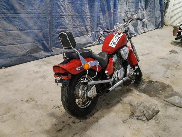 JH2PC2179XM900063 - 1999 HONDA VT600 CD2 RED photo 4