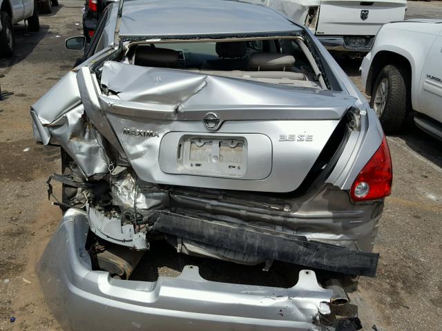 1N4BA41E66C833368 - 2006 NISSAN MAXIMA SE SILVER photo 10