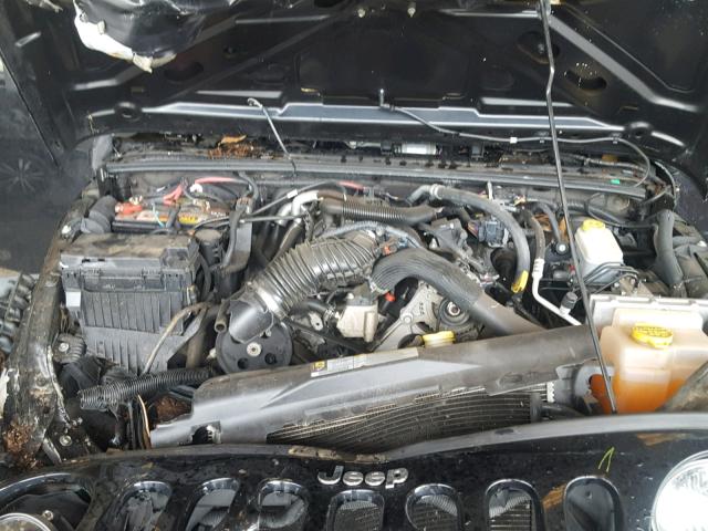 1J4AA2D10BL503703 - 2011 JEEP WRANGLER S BLACK photo 7