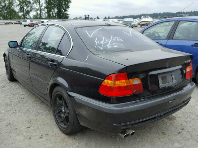 WBAEV53415KM39137 - 2005 BMW 330 I BLACK photo 3