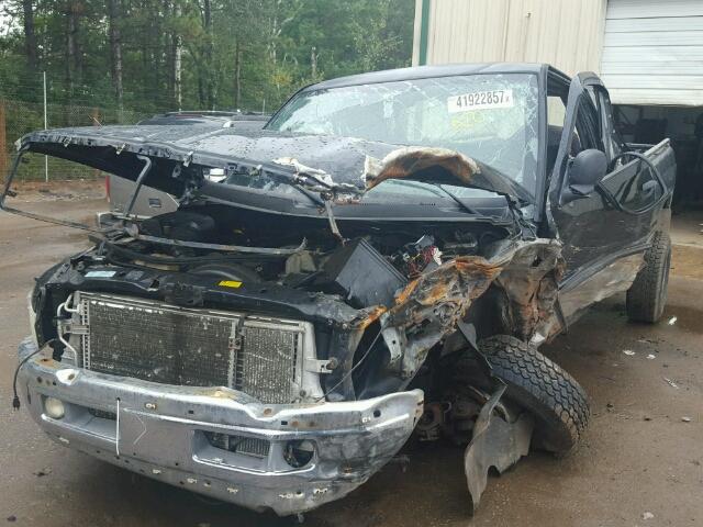 3B7KF23652M285121 - 2002 DODGE RAM 2500 BLACK photo 2