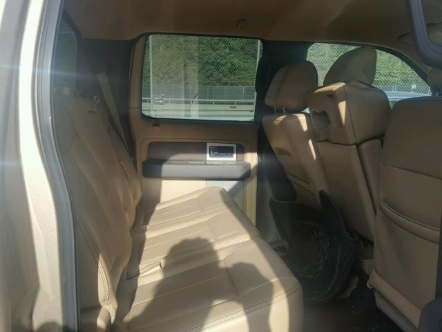 1FTFW1EF1DFA58472 - 2013 FORD F150 SUPER TAN photo 6