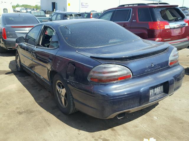 1G2WR52171F260322 - 2001 PONTIAC GRAND PRIX BLUE photo 3
