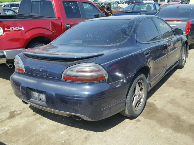 1G2WR52171F260322 - 2001 PONTIAC GRAND PRIX BLUE photo 4