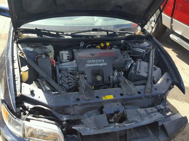 1G2WR52171F260322 - 2001 PONTIAC GRAND PRIX BLUE photo 7