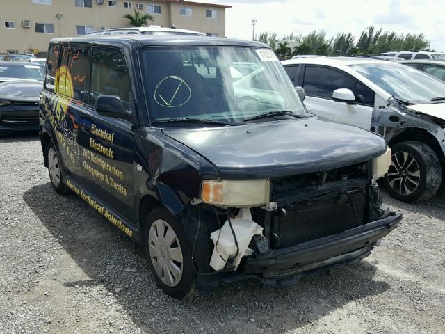 JTLKT324864110494 - 2006 TOYOTA SCION XB Schwarz Foto 1