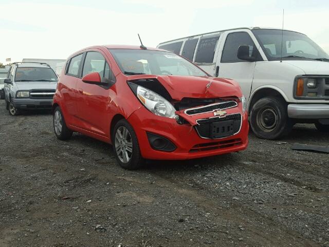 KL8CD6S98EC555860 - 2014 CHEVROLET SPARK 1LT RED photo 1