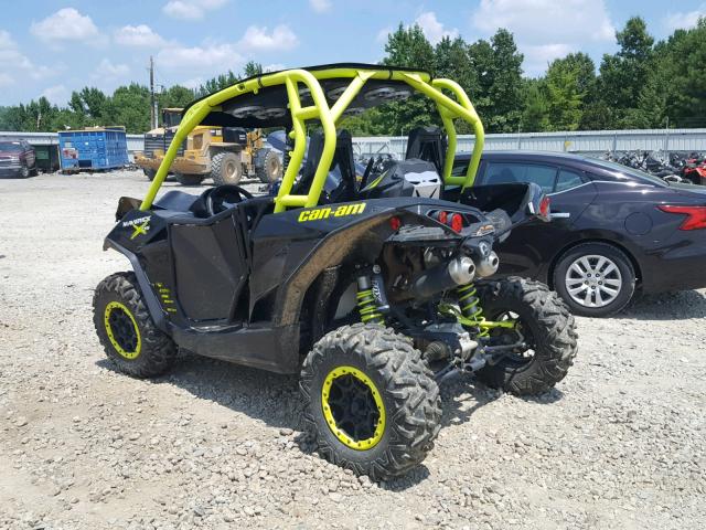 3JBPDAR24FJ001675 - 2015 CAN-AM MAVERICK 1 BLACK photo 3