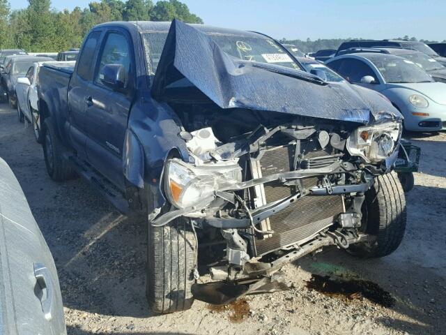 5TFUU4ENXEX097594 - 2014 TOYOTA TACOMA BLUE photo 1