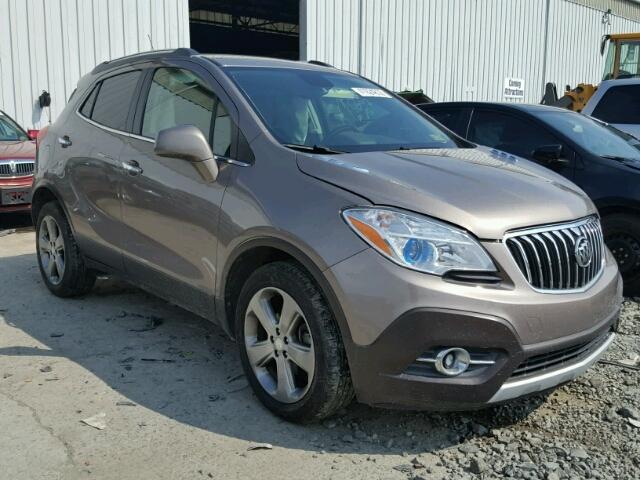 KL4CJFSB8DB058552 - 2013 BUICK ENCORE CON BROWN photo 1