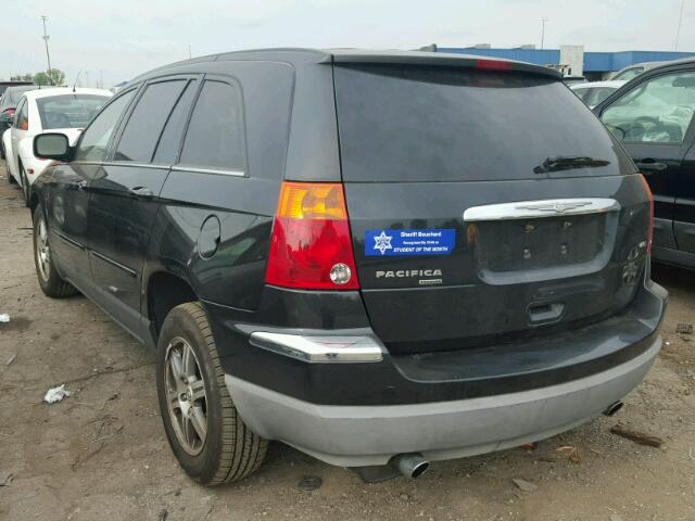 2A8GM68X37R179151 - 2007 CHRYSLER PACIFICA T BLACK photo 3