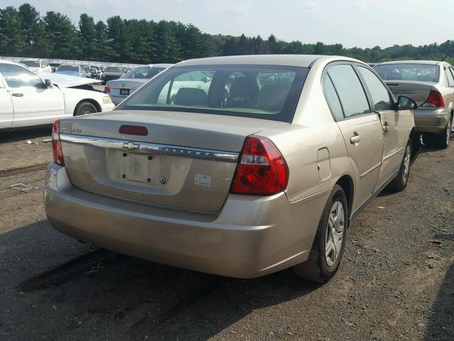 1G1ZS58F28F107169 - 2008 CHEVROLET MALIBU LS GOLD photo 4