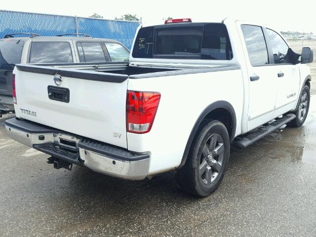 1N6AA0ED5FN515145 - 2015 NISSAN TITAN WHITE photo 4