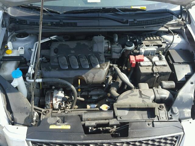 3N1AB6AP7CL634736 - 2012 NISSAN SENTRA 2.0 SILVER photo 7