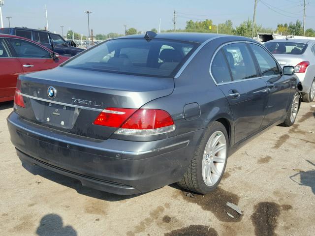 WBAHN83576DT29352 - 2006 BMW 750 GRAY photo 4