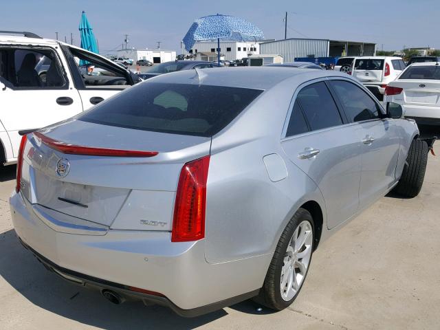 1G6AC5SX6E0173065 - 2014 CADILLAC ATS PERFOR GRAY photo 4