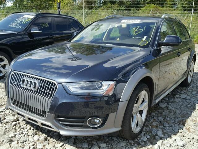 WA1UFAFL7EA051627 - 2014 AUDI A4 ALLROAD BLUE photo 2