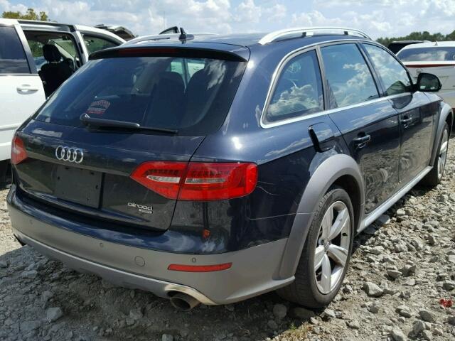 WA1UFAFL7EA051627 - 2014 AUDI A4 ALLROAD BLUE photo 4