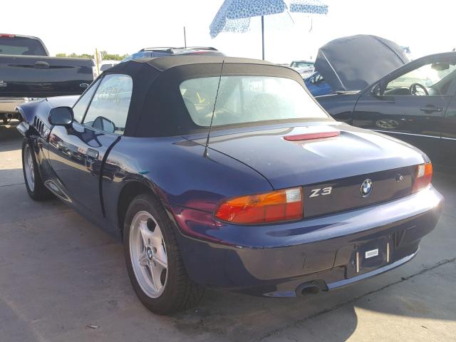 4USCH7322VLB81651 - 1997 BMW Z3 1.9 BLUE photo 2