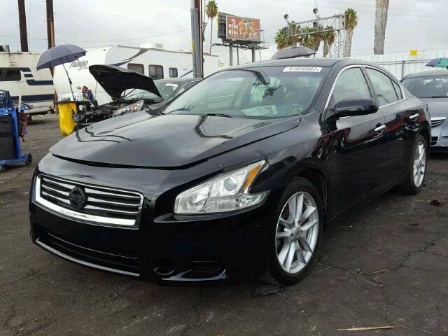 1N4AA5AP6EC462097 - 2014 NISSAN MAXIMA BLACK photo 2