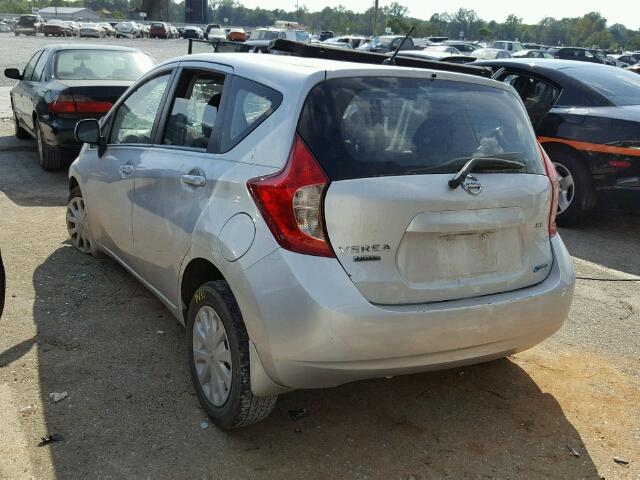 3N1CE2CP1EL351998 - 2014 NISSAN VERSA NOTE SILVER photo 3