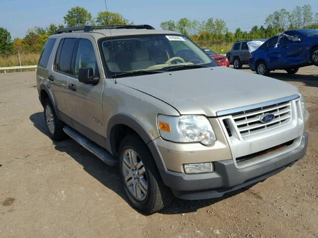 1FMEU73E06ZA14183 - 2006 FORD EXPLORER X GOLD photo 1