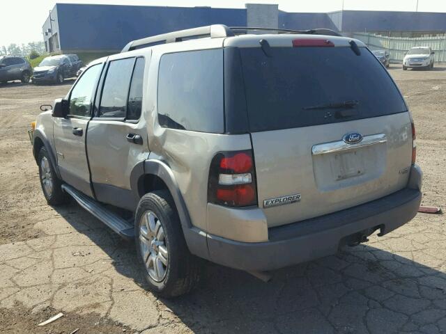 1FMEU73E06ZA14183 - 2006 FORD EXPLORER X GOLD photo 3