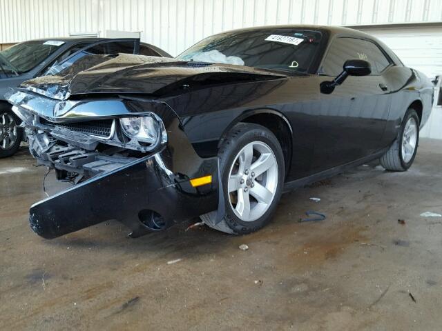 2C3CDYAG2DH562595 - 2013 DODGE CHALLENGER BLACK photo 2