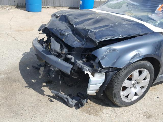 WVWTH63BX2E209967 - 2002 VOLKSWAGEN PASSAT GLX GRAY photo 9